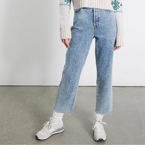 New with tags PacSun Eco Light Blue High Waisted Straight Leg Jeans